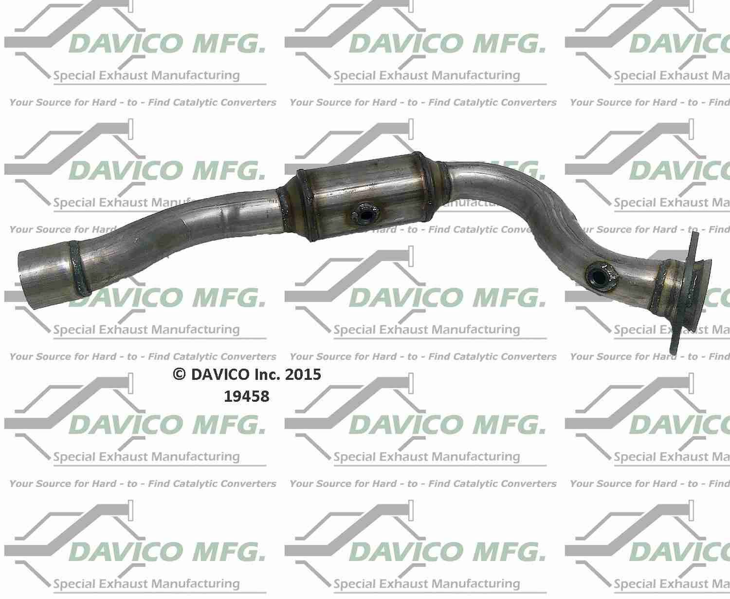 Davico Mfg Exact-Fit Catalytic Converter 19458