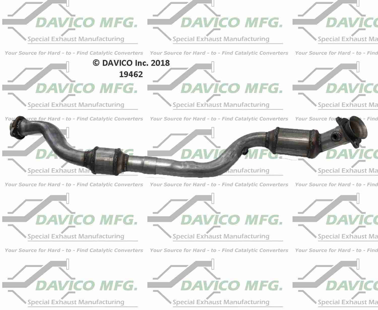 Davico Mfg Exact-Fit Catalytic Converter 19462