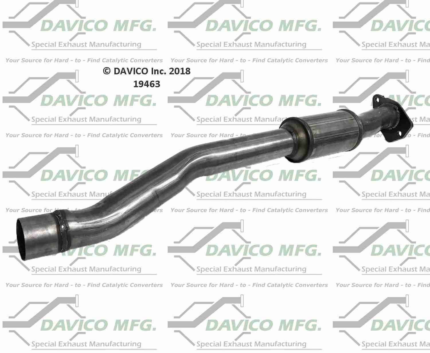 Davico Mfg Exact-Fit Catalytic Converter 19463