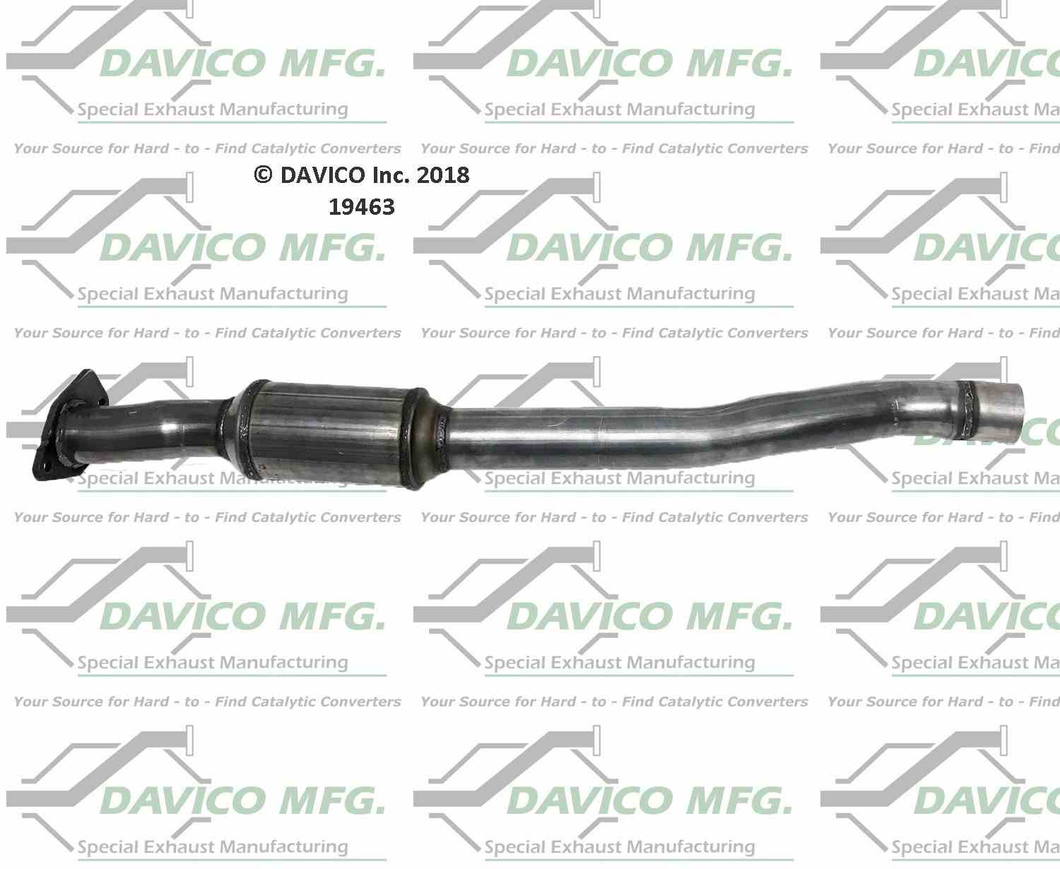 Davico Mfg Exact-Fit Catalytic Converter 19463