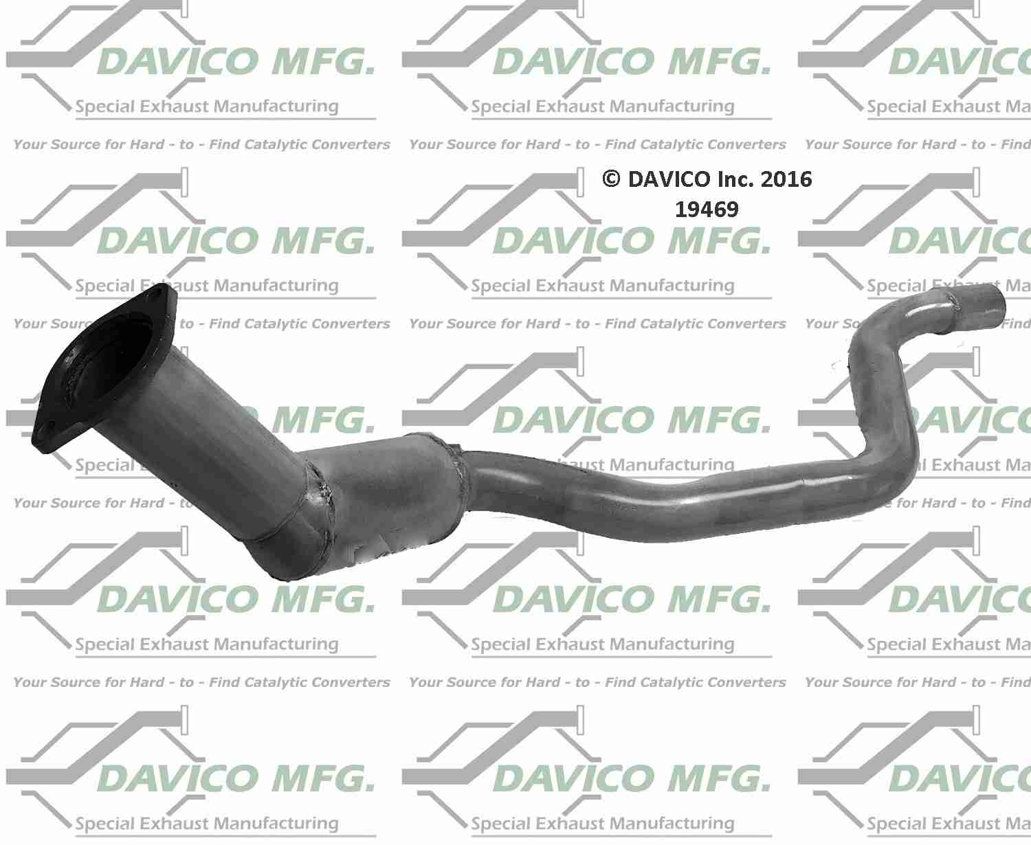 Davico Mfg Exact-Fit Catalytic Converter 19469