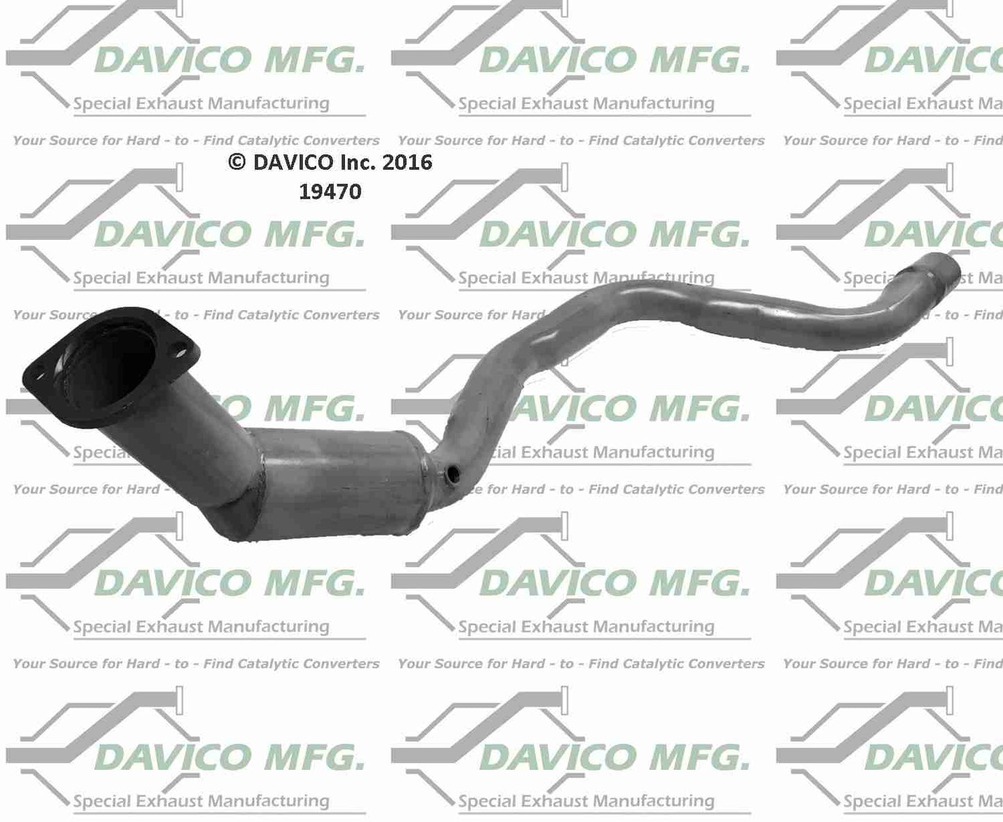 Davico Mfg Exact-Fit Catalytic Converter 19470
