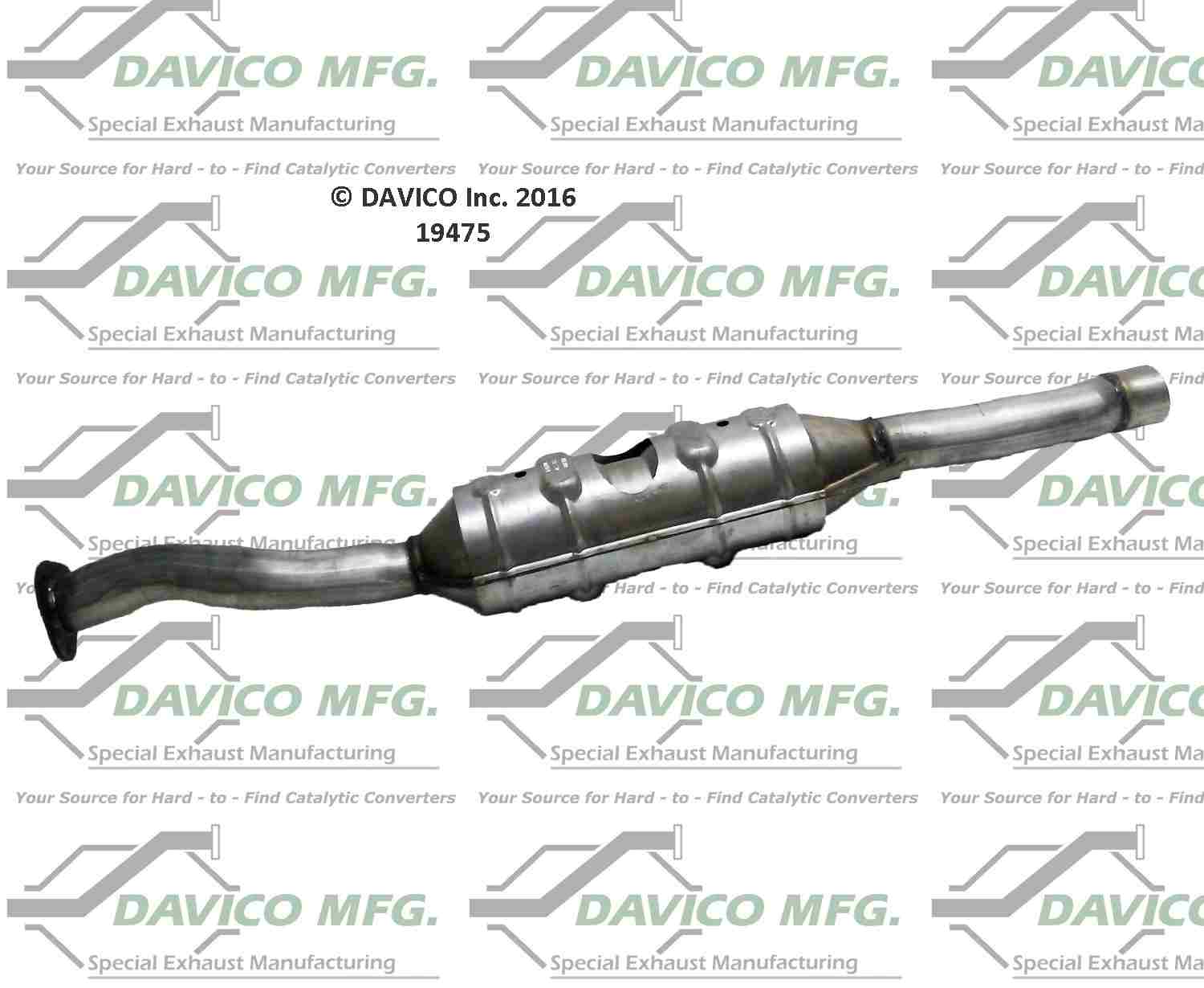 Davico Mfg Exact-Fit Catalytic Converter 19475