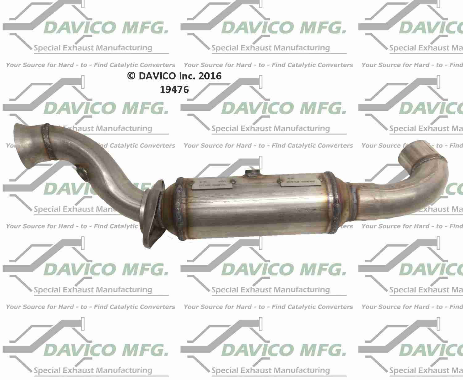 Davico Mfg Exact-Fit Catalytic Converter 19476