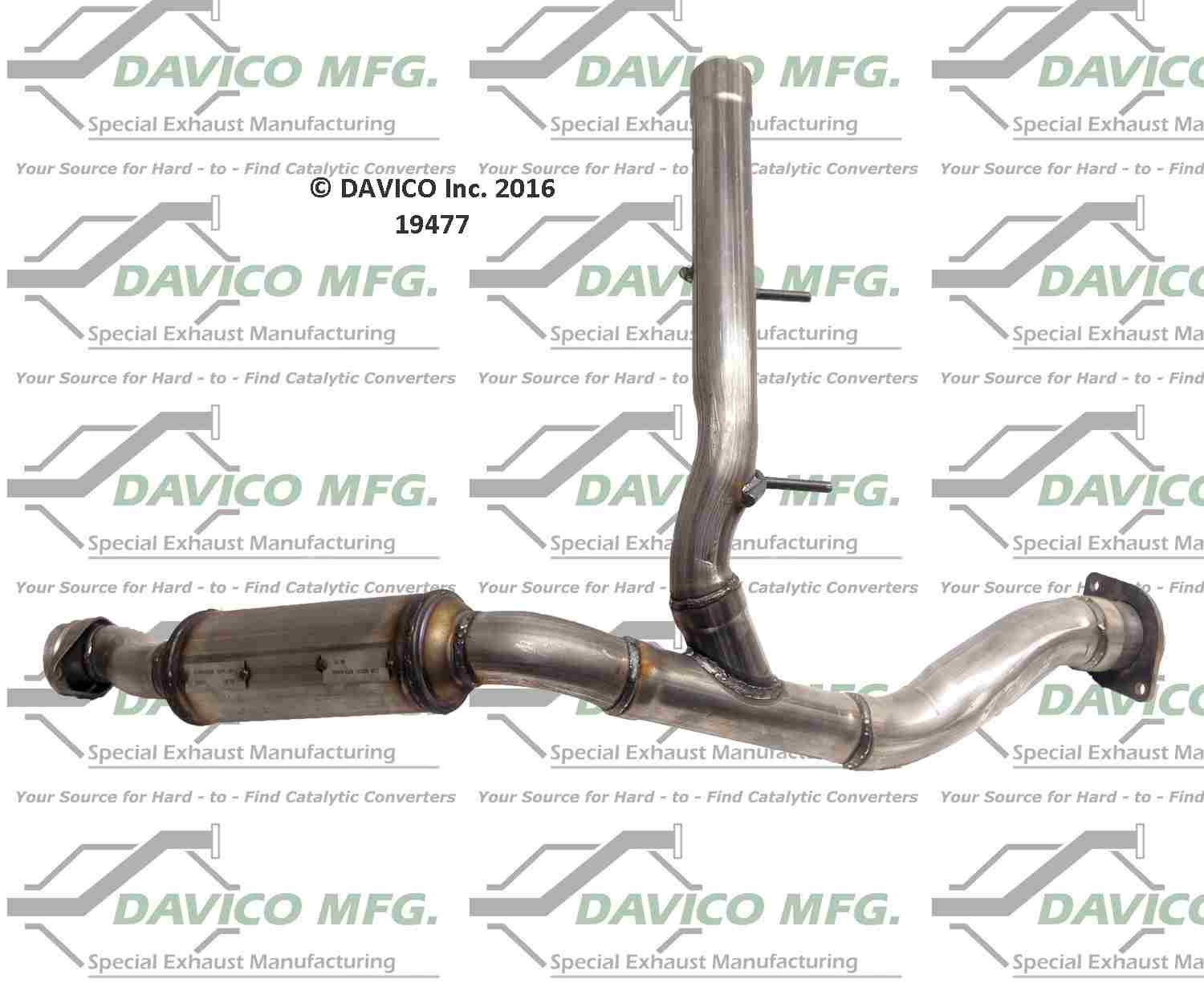 Davico Mfg Exact-Fit Catalytic Converter 19477