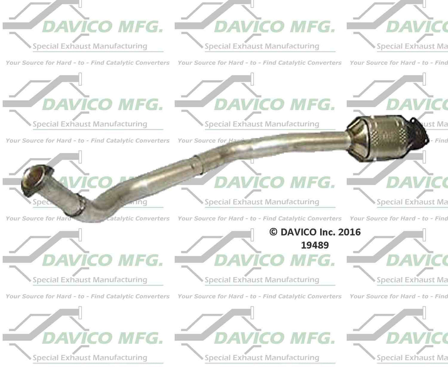 Davico Mfg Exact-Fit Catalytic Converter 19489