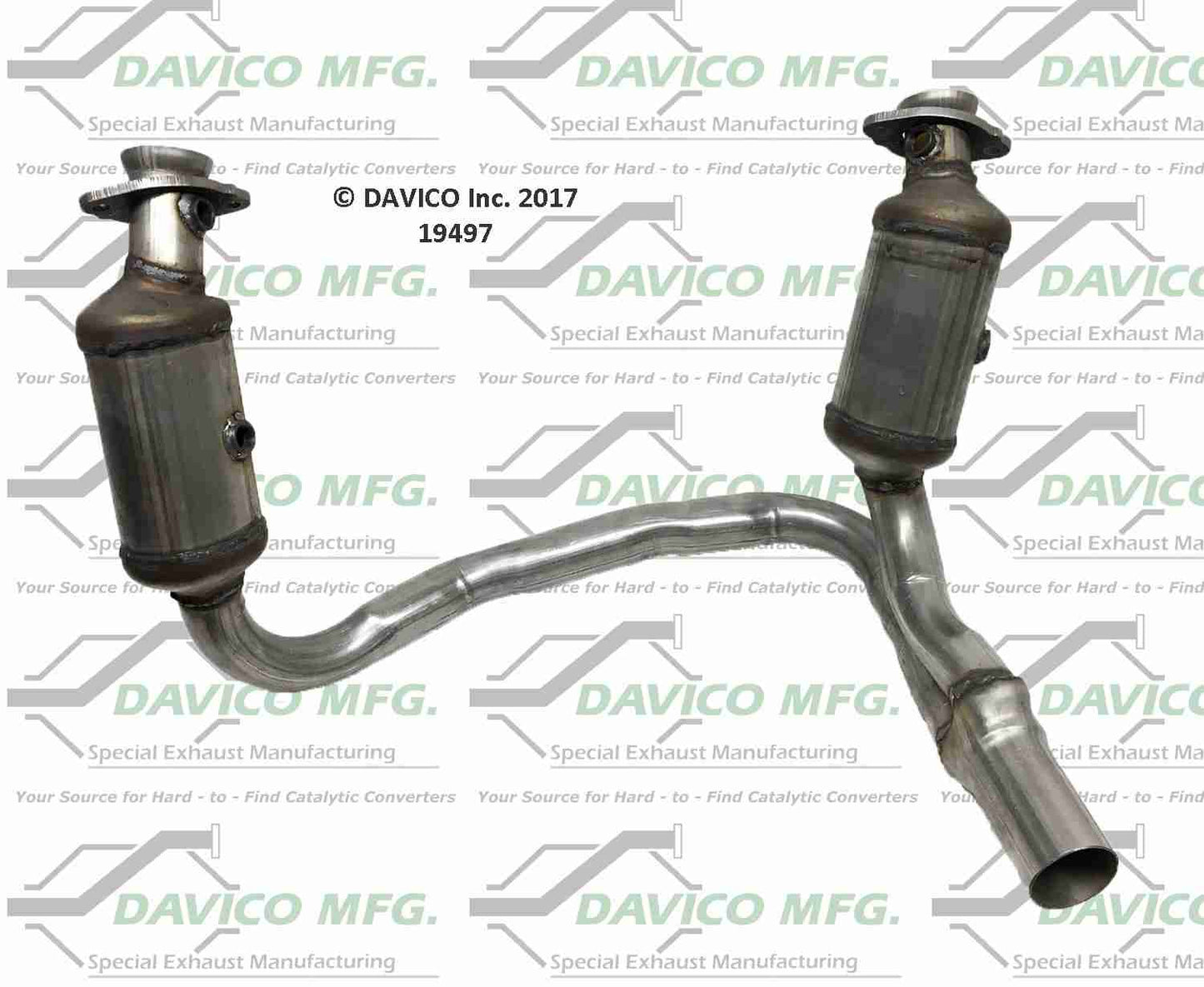 Davico Mfg Exact-Fit Catalytic Converter 19497