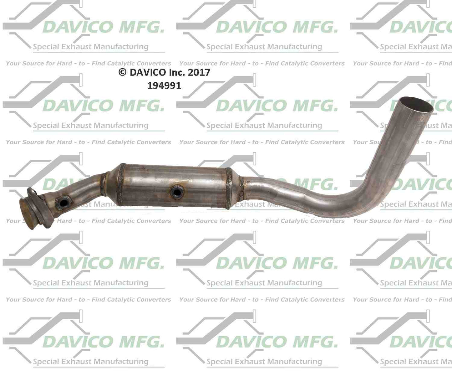 Davico Mfg Exact-Fit Catalytic Converter 194991