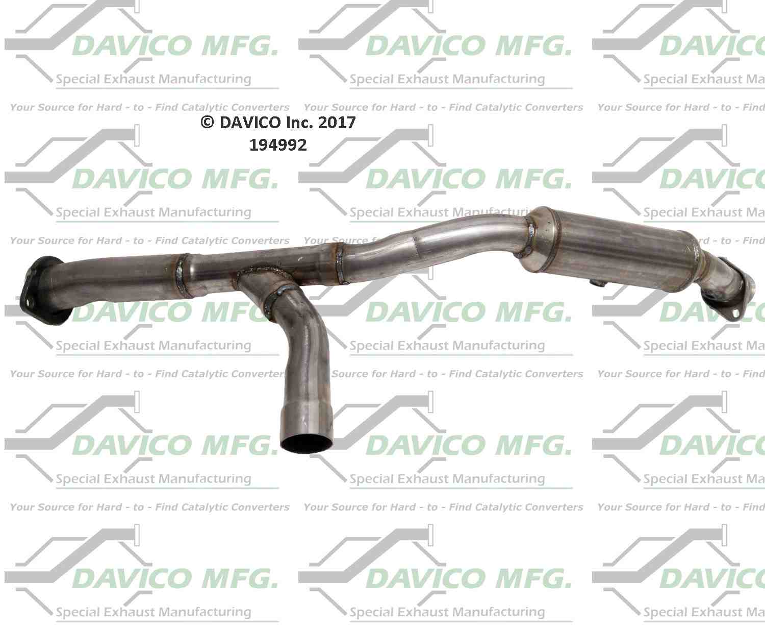 Davico Mfg Exact-Fit Catalytic Converter 194992