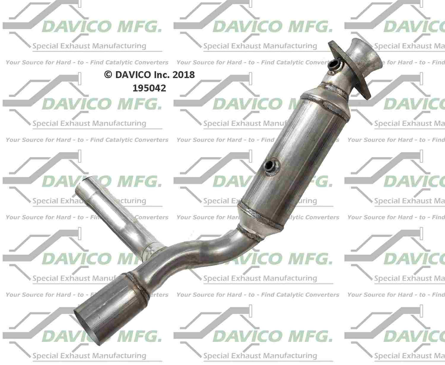 Davico Mfg Exact-Fit Catalytic Converter 195042