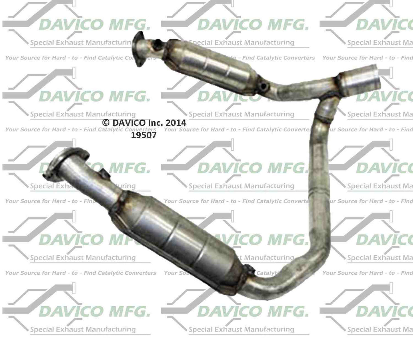 Davico Mfg Exact-Fit Catalytic Converter 19507