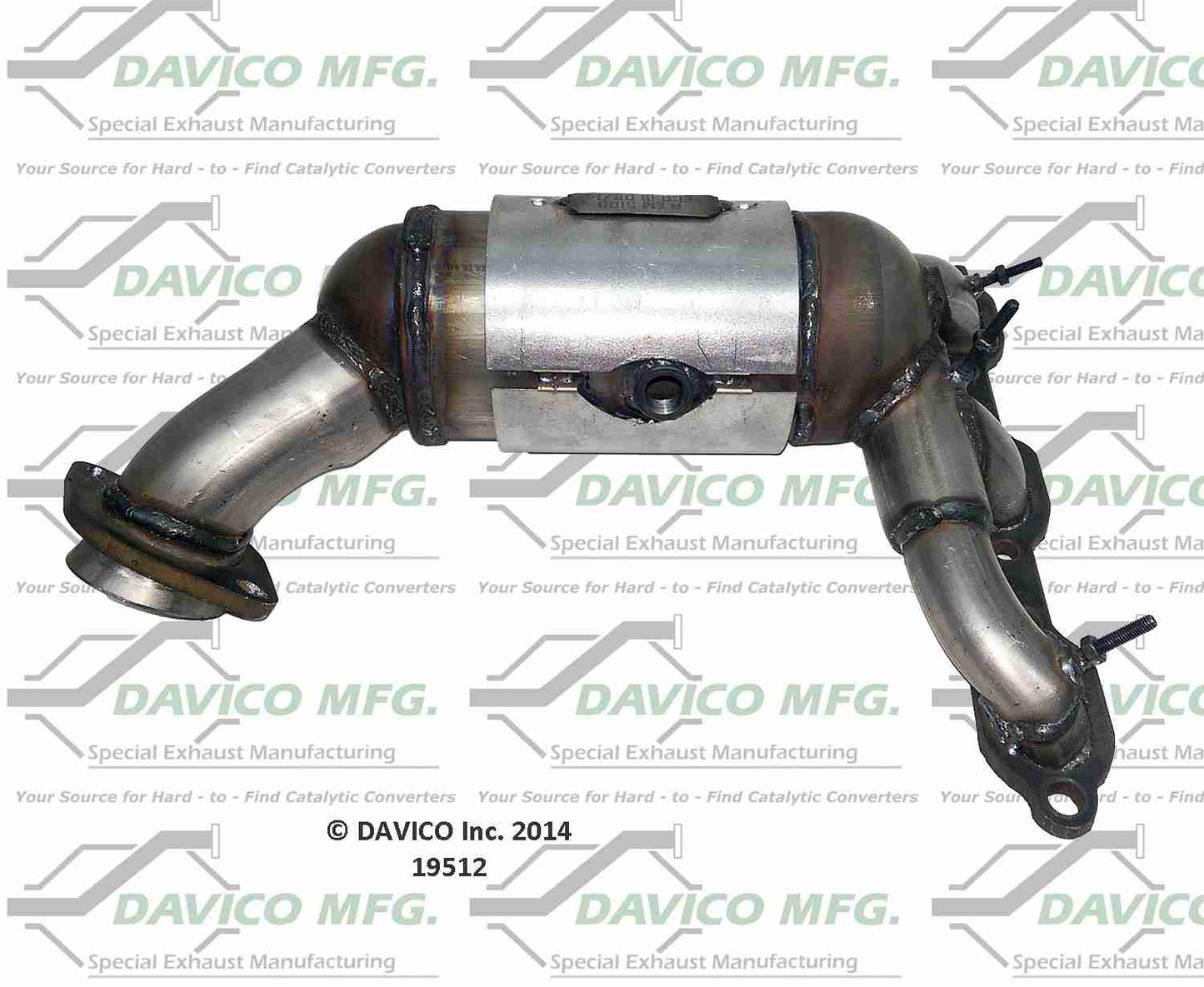 Davico Mfg Exact-Fit Catalytic Converter 19512