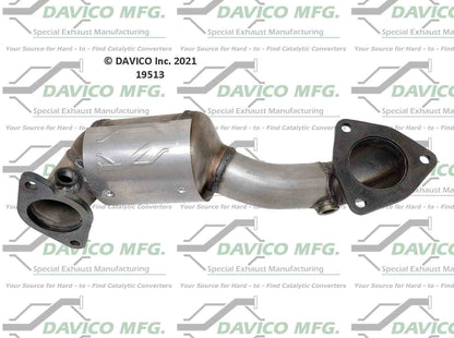 Davico Mfg Exact-Fit Catalytic Converter  top view frsport 19513