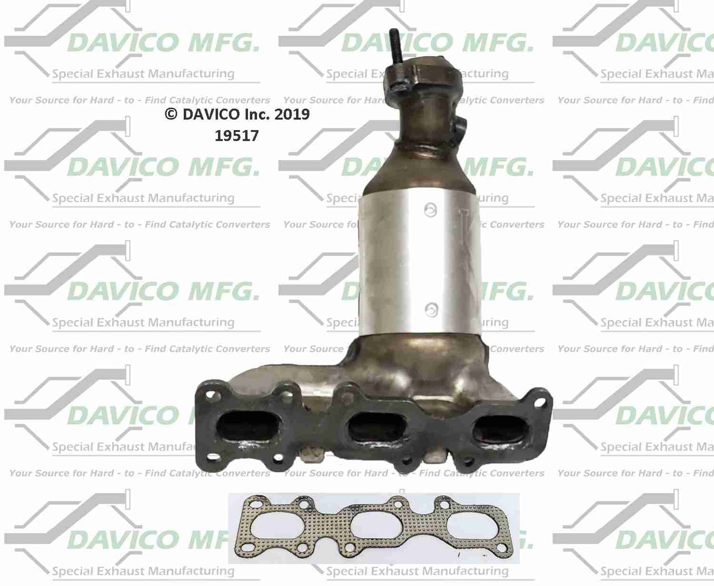 Davico Mfg Exact-Fit Catalytic Converter 19517
