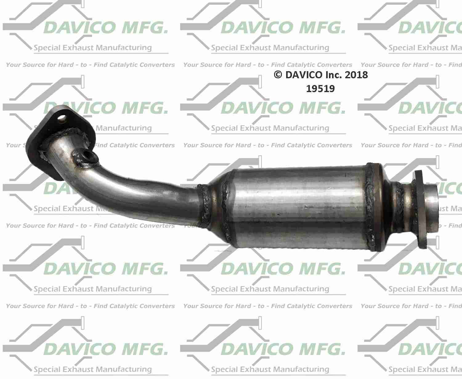 Davico Mfg Exact-Fit Catalytic Converter 19519