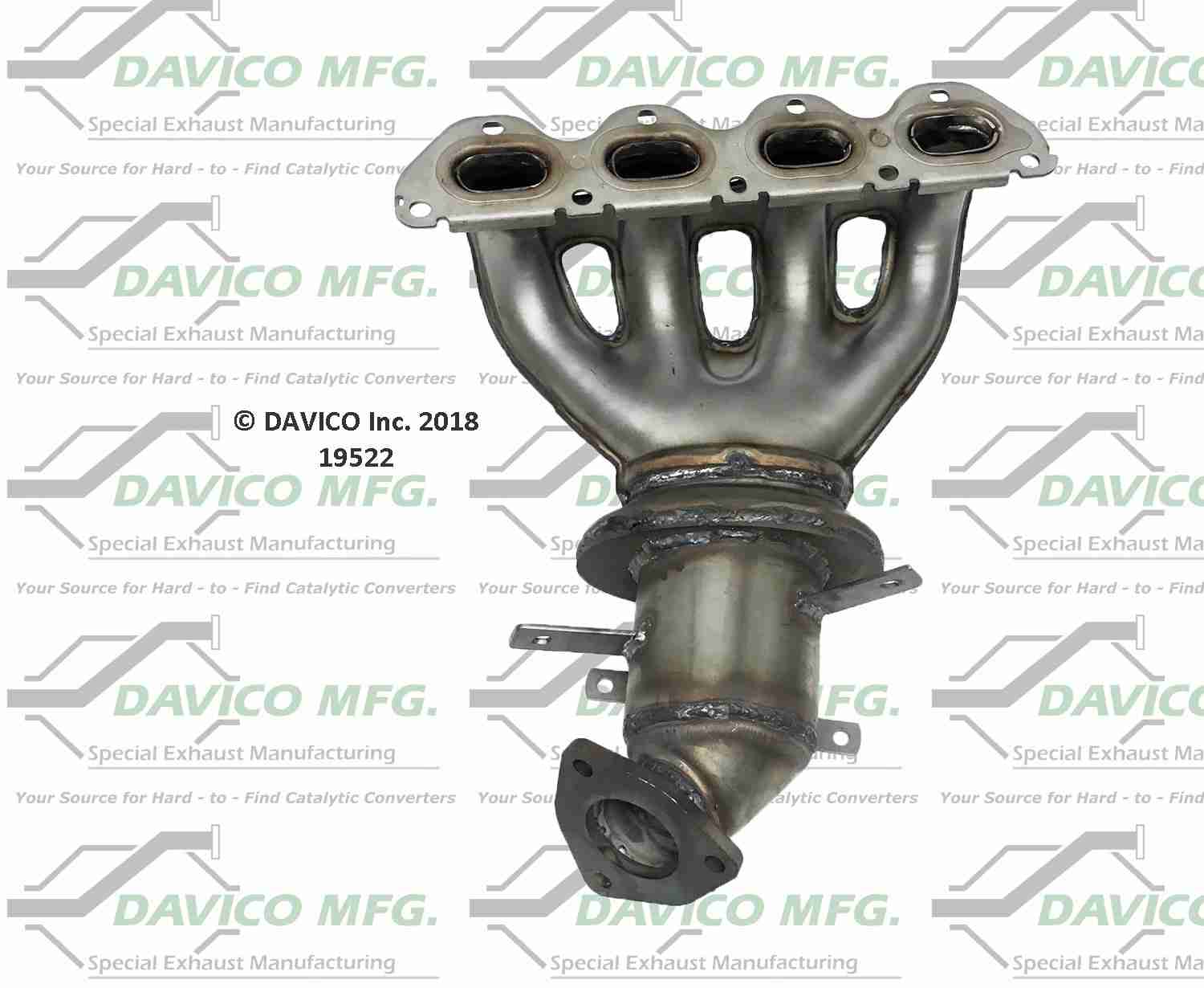 Davico Mfg Exact-Fit Catalytic Converter 19522