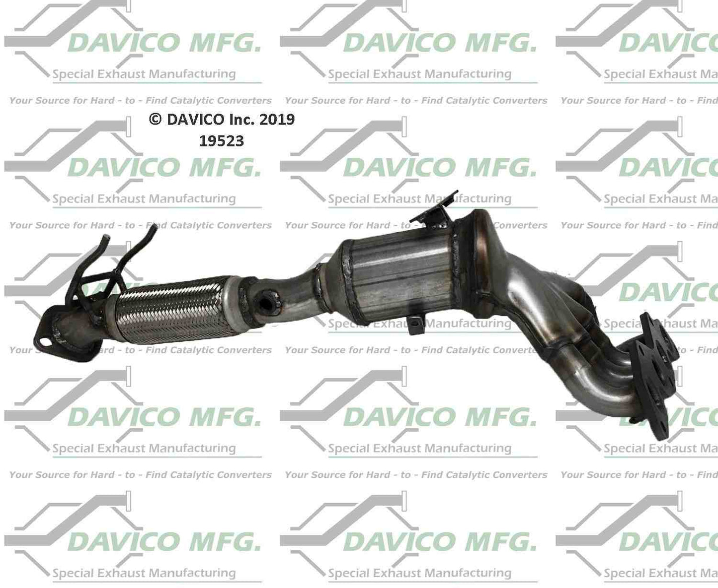 Davico Mfg Exact-Fit Catalytic Converter 19523