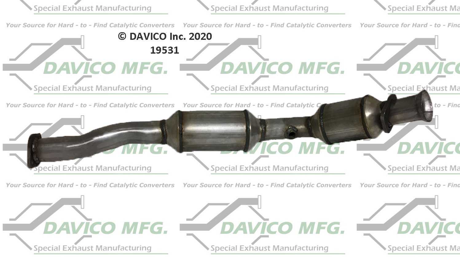 Davico Mfg Exact-Fit Catalytic Converter 19531