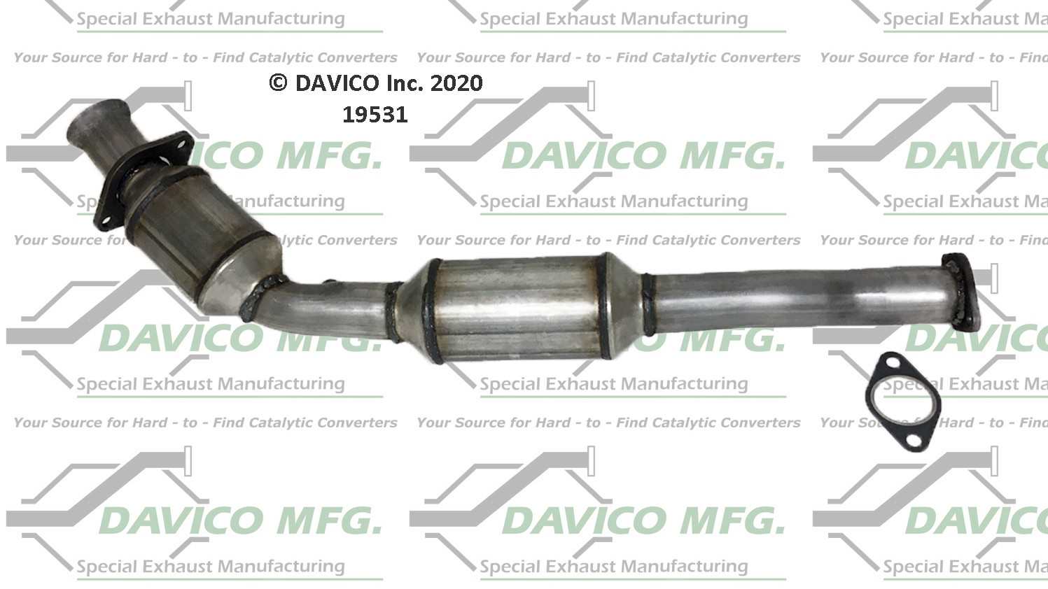 Davico Mfg Exact-Fit Catalytic Converter 19531