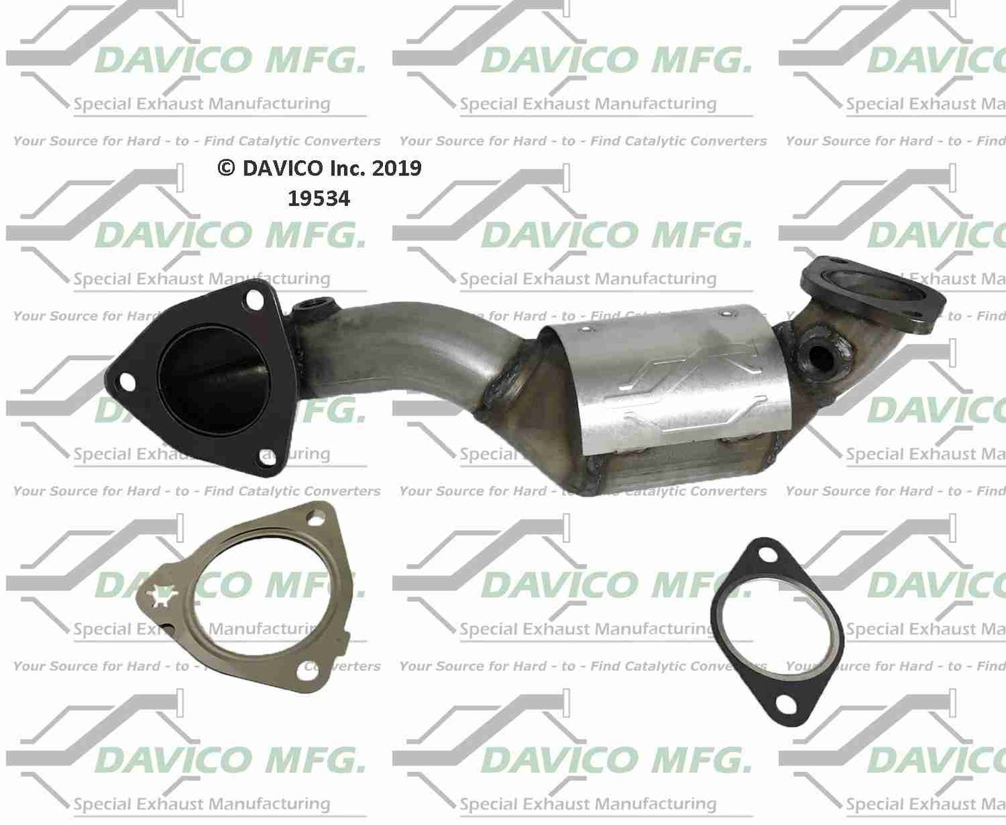 Davico Mfg Exact-Fit Catalytic Converter 19534