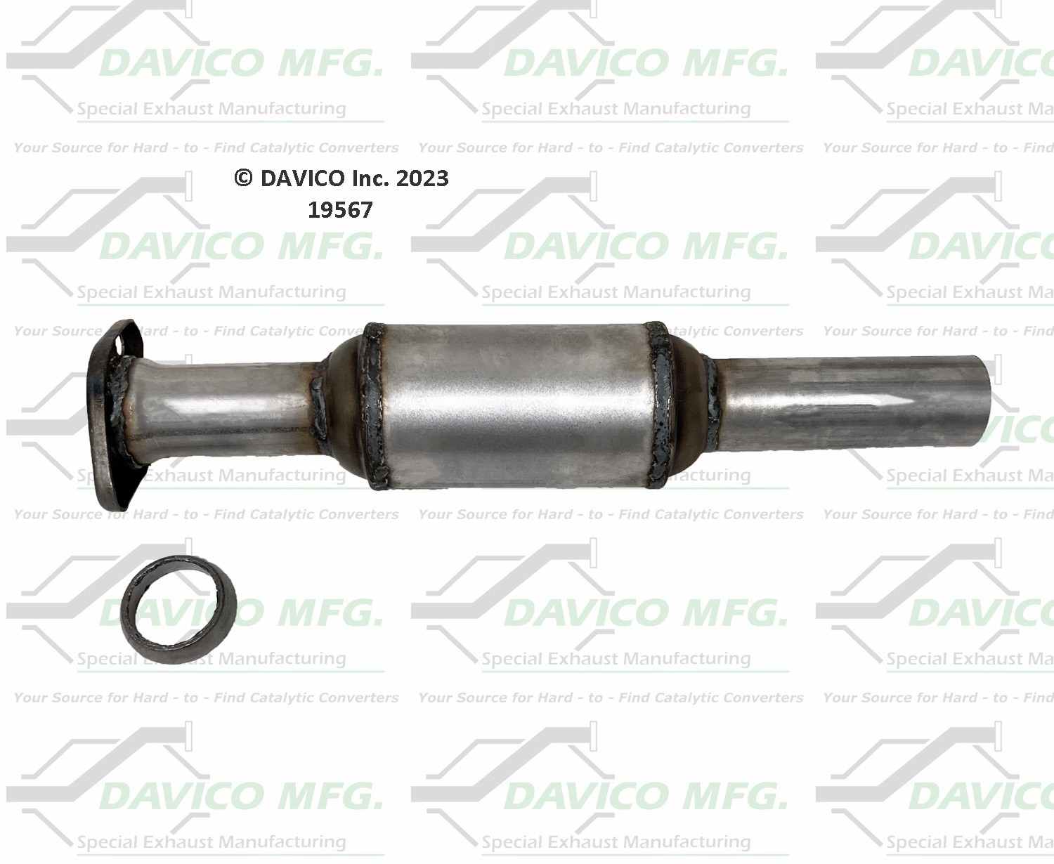 Davico Mfg Exact-Fit Catalytic Converter 19567