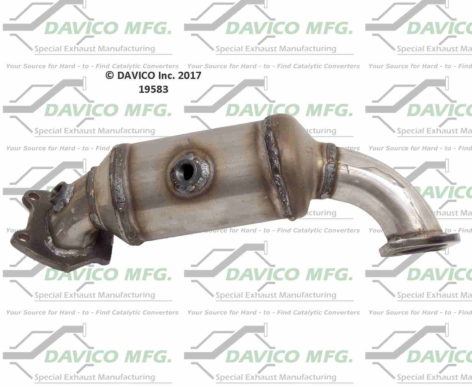 Davico Mfg Exact-Fit Catalytic Converter - Manifold 19583