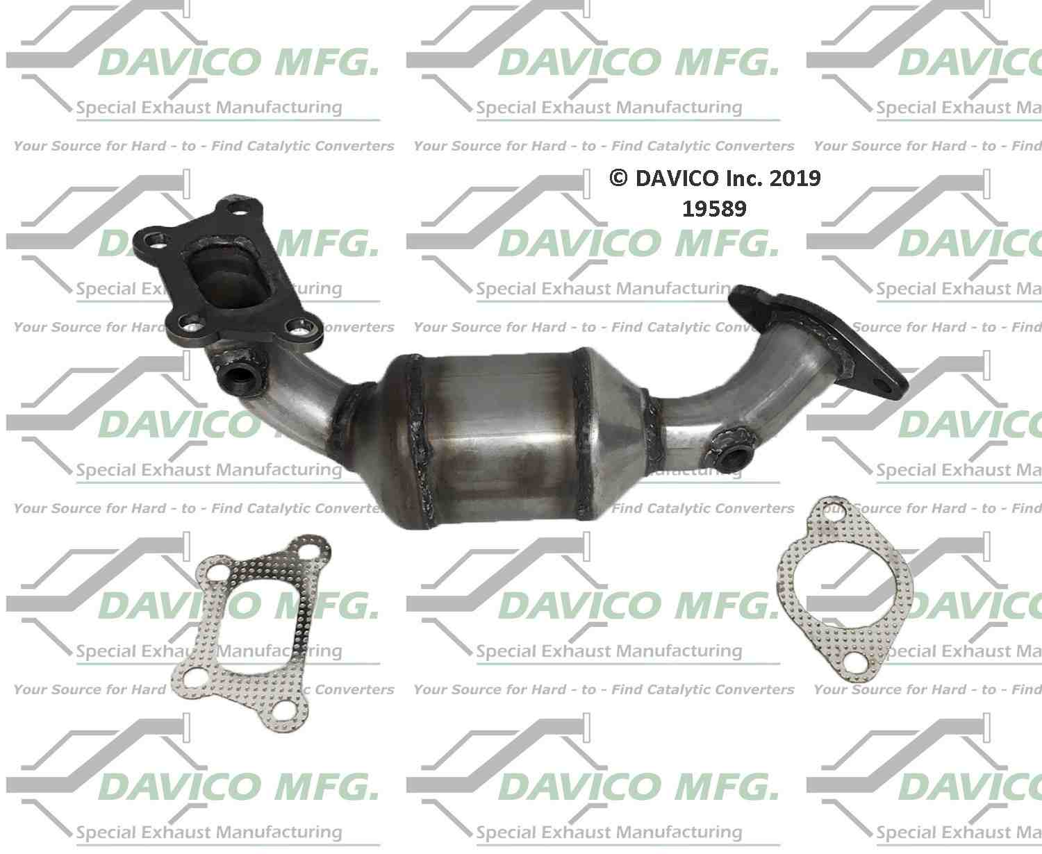 Davico Mfg Exact-Fit Catalytic Converter 19589