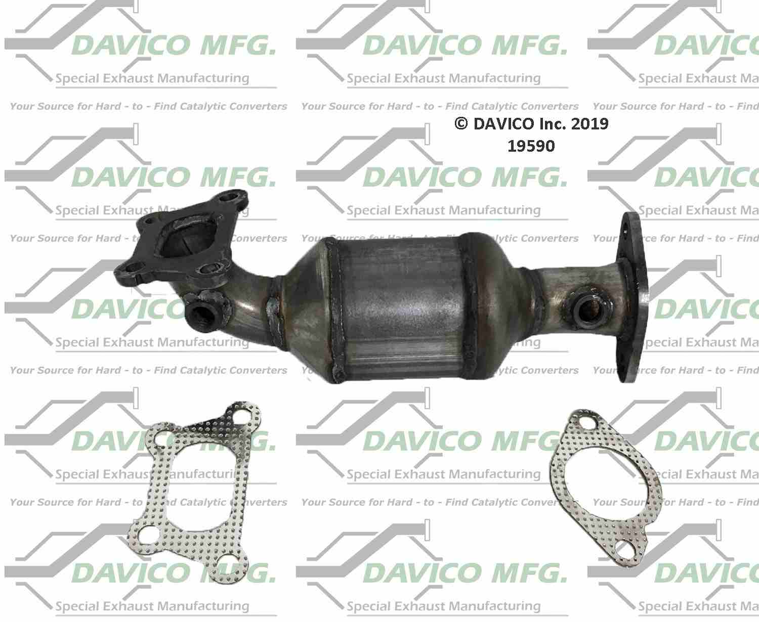 Davico Mfg Exact-Fit Catalytic Converter 19590