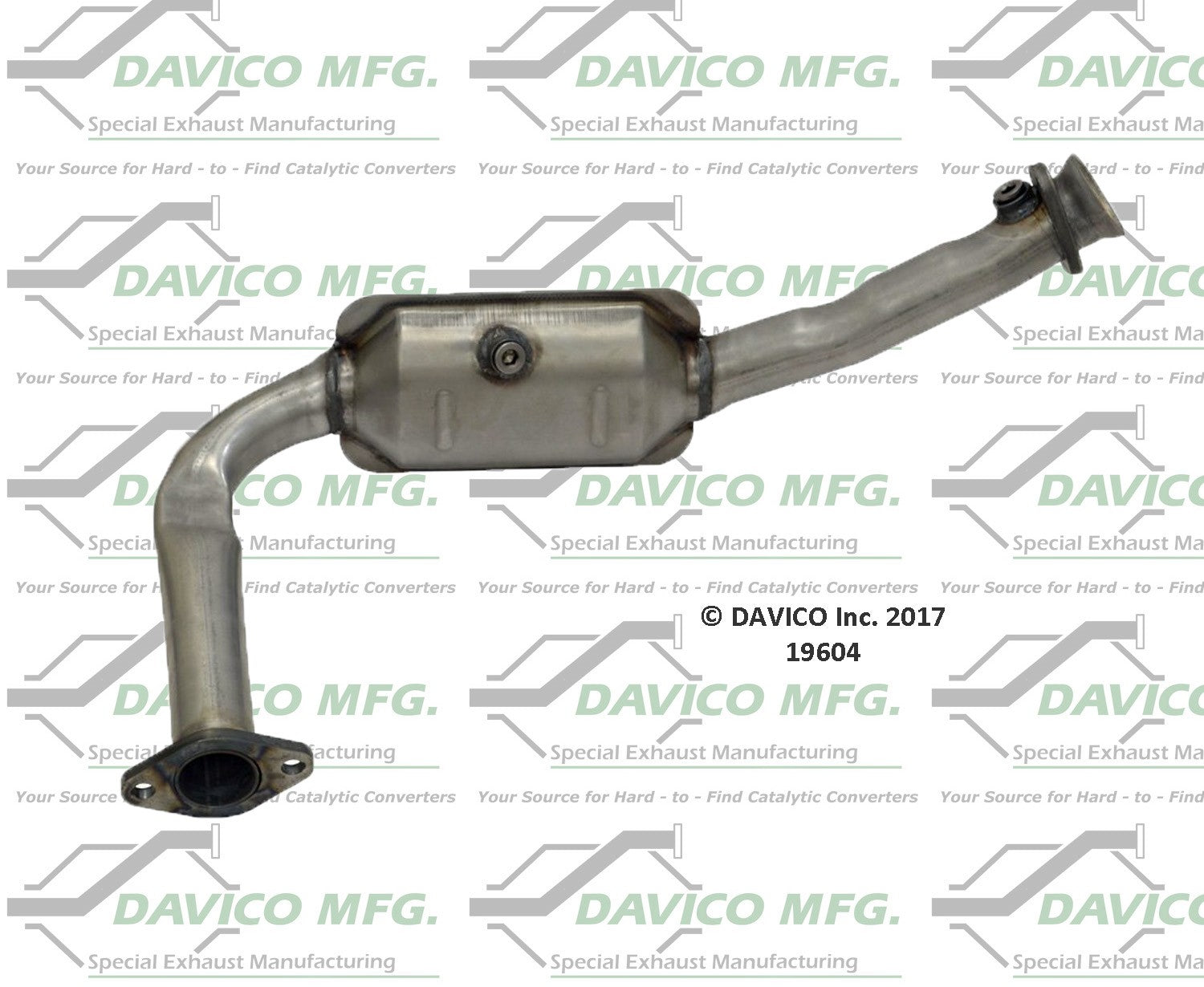 Davico Mfg Exact-Fit Catalytic Converter 19604