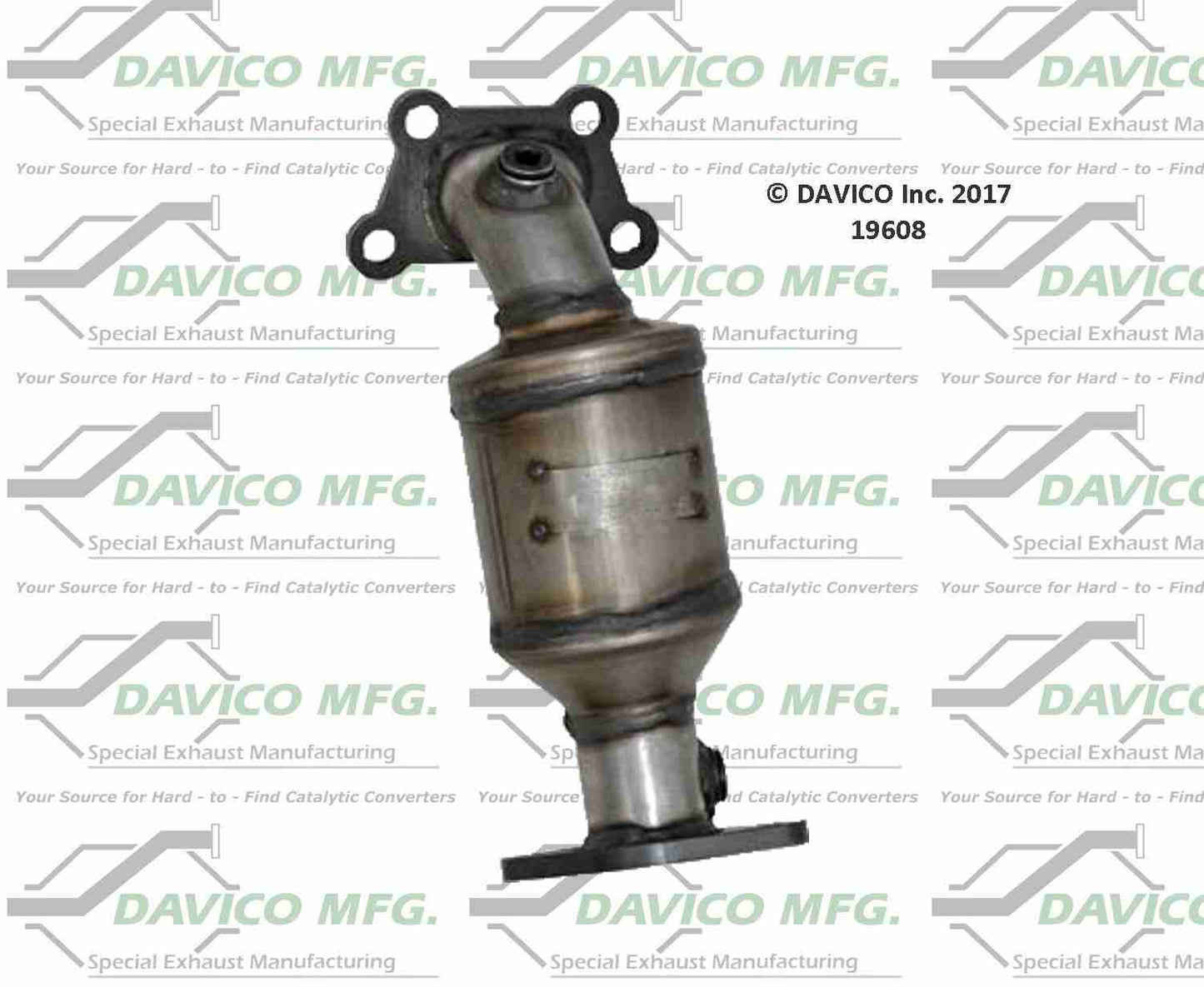 Davico Mfg Exact-Fit Catalytic Converter 19608