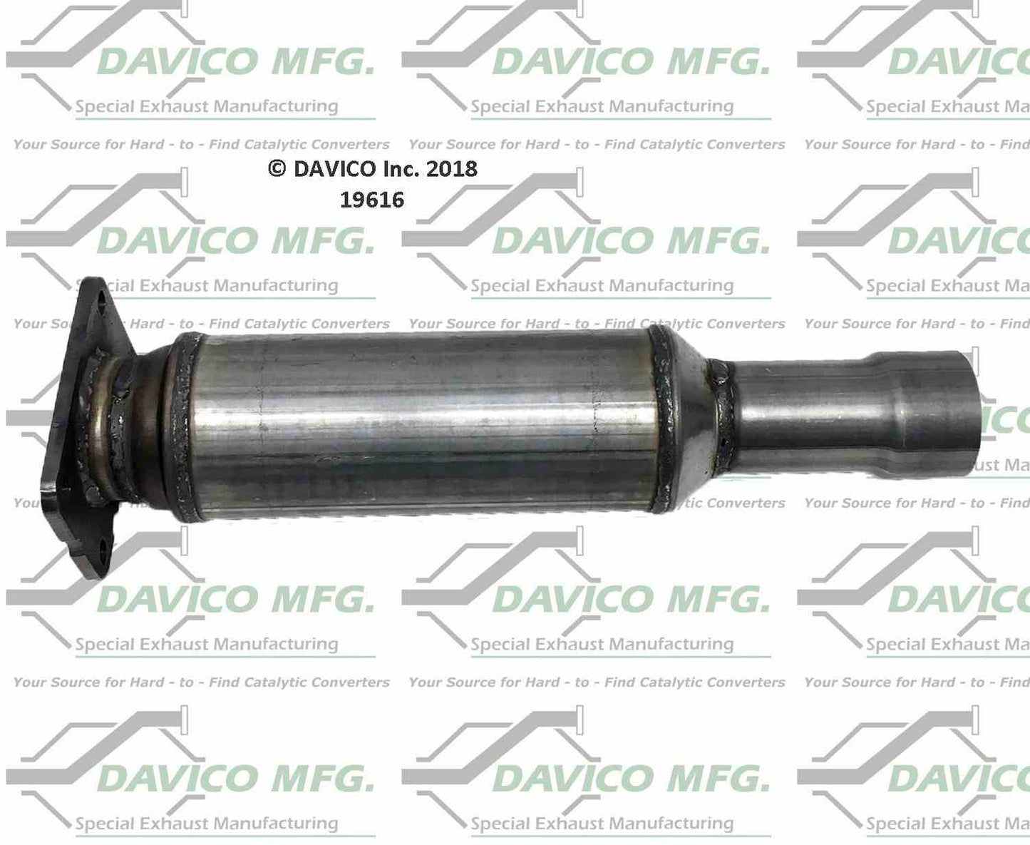 Davico Mfg Exact-Fit Catalytic Converter 19616