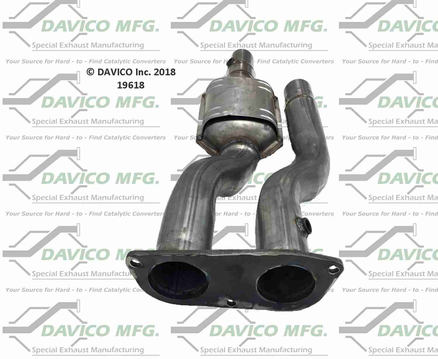 Davico Mfg Exact-Fit Catalytic Converter 19618