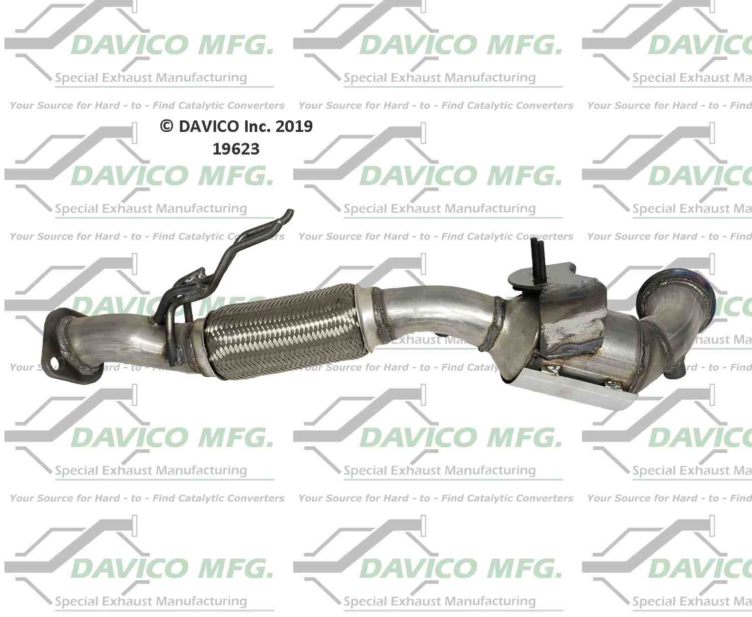 Davico Mfg Exact-Fit Catalytic Converter 19623