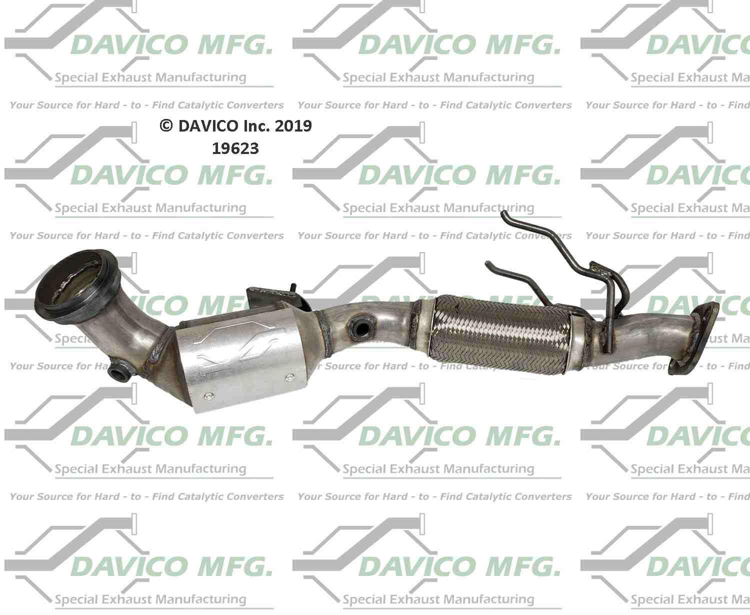 Davico Mfg Exact-Fit Catalytic Converter 19623