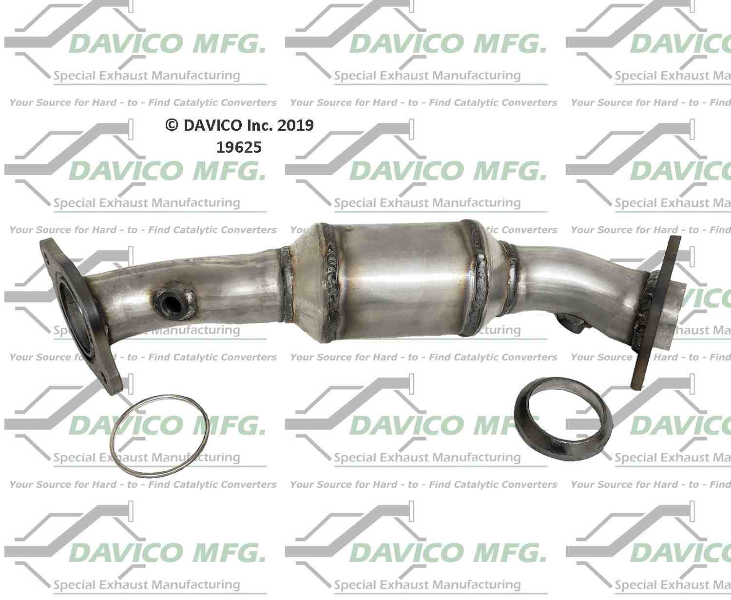 Davico Mfg Exact-Fit Catalytic Converter 19625