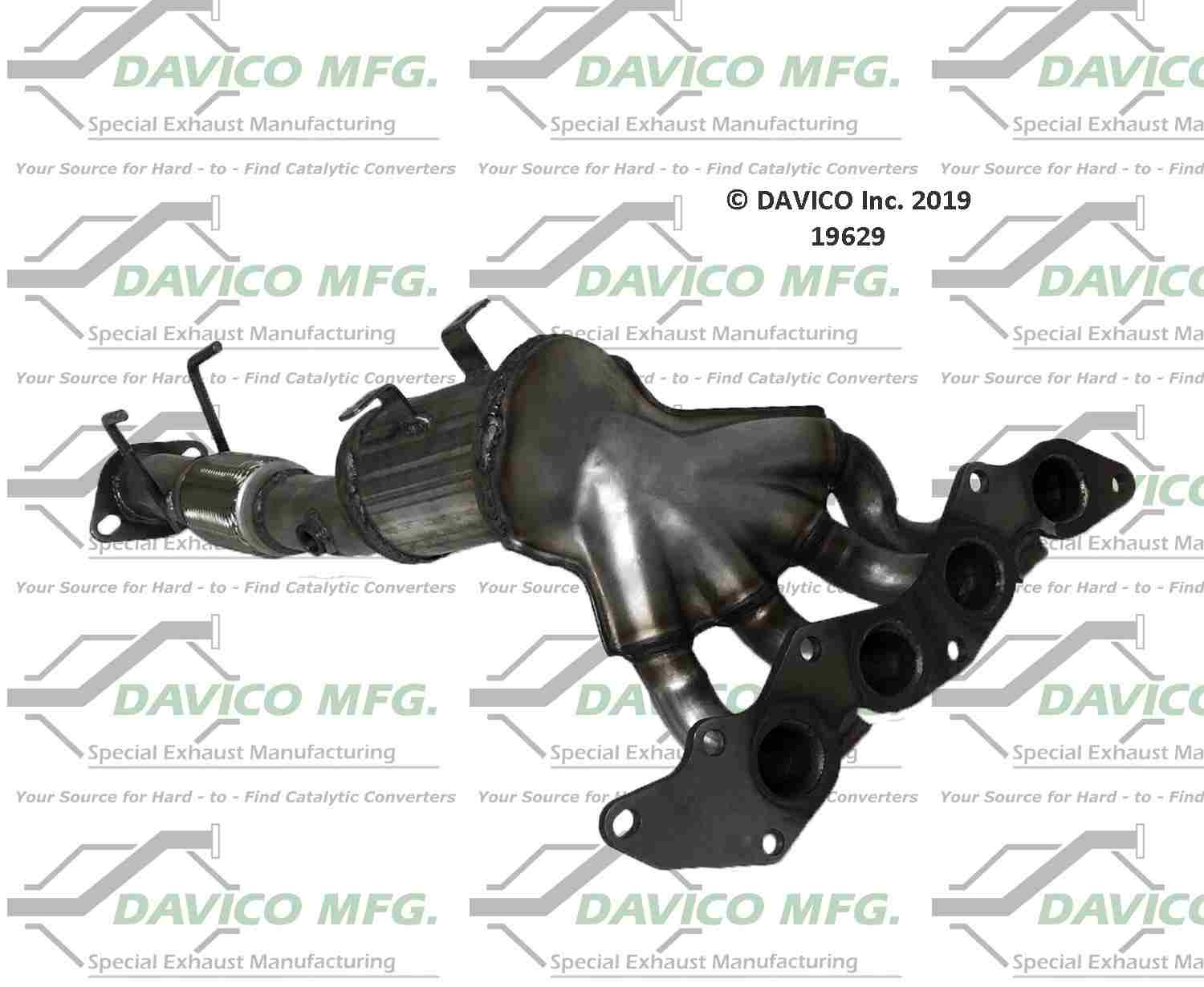 Davico Mfg Exact-Fit Catalytic Converter 19629