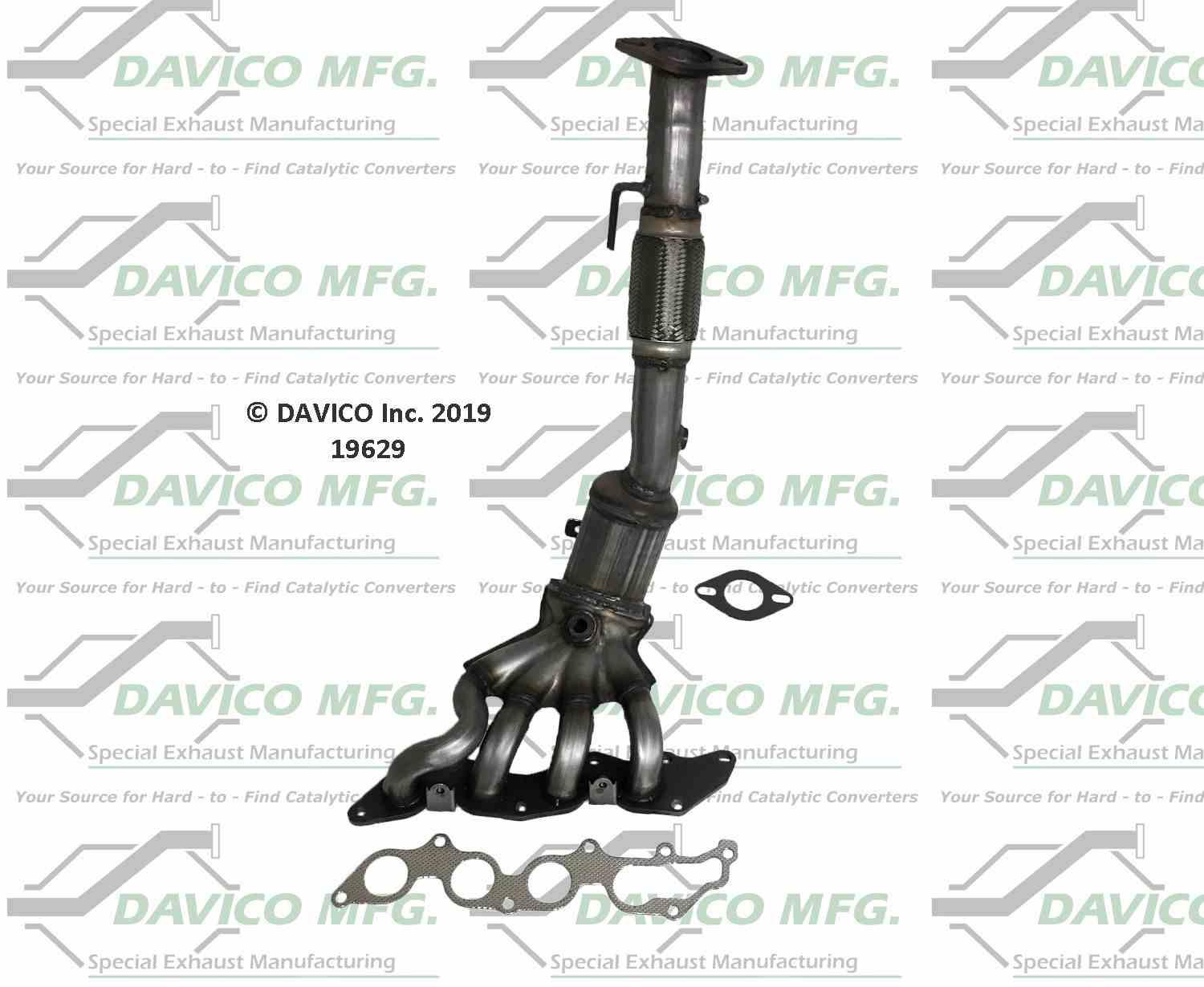 Davico Mfg Exact-Fit Catalytic Converter 19629