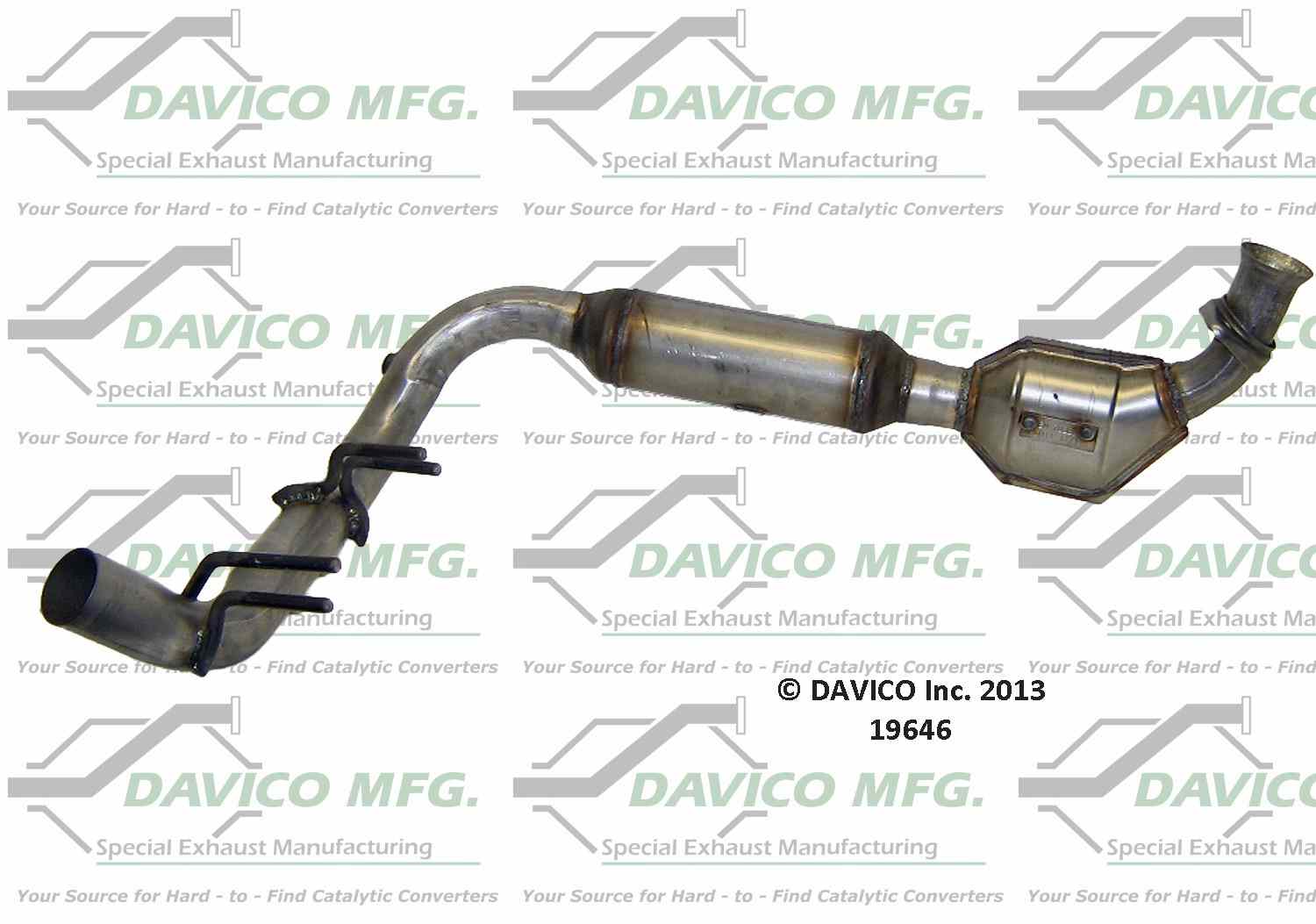 Davico Mfg Exact-Fit Catalytic Converter 19646