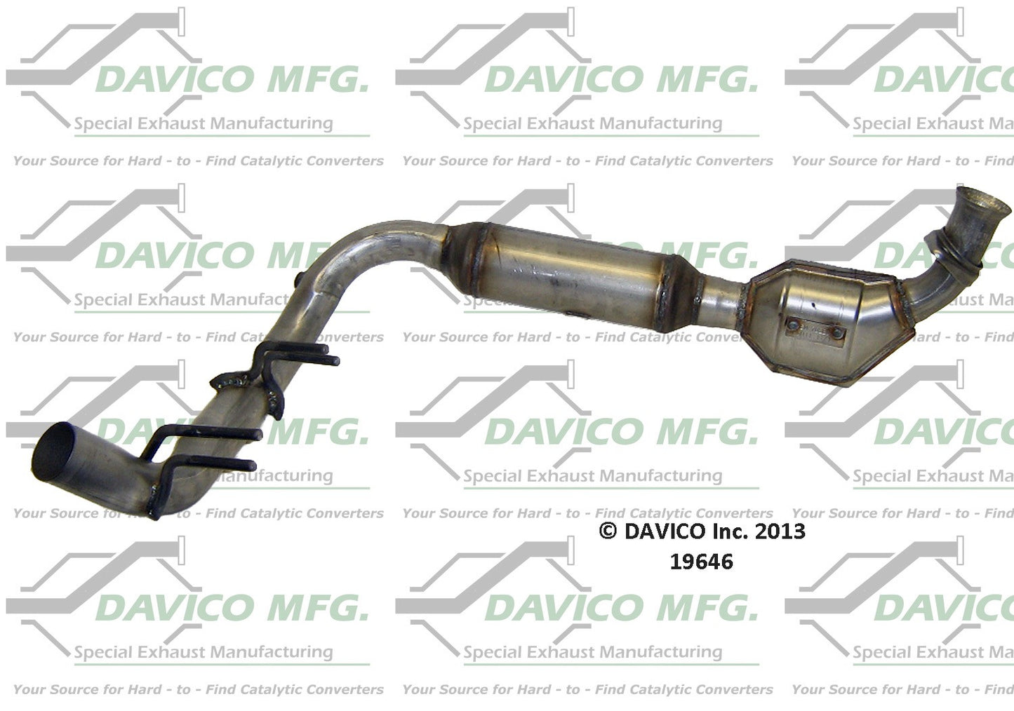 Davico Mfg Exact-Fit Catalytic Converter 19646