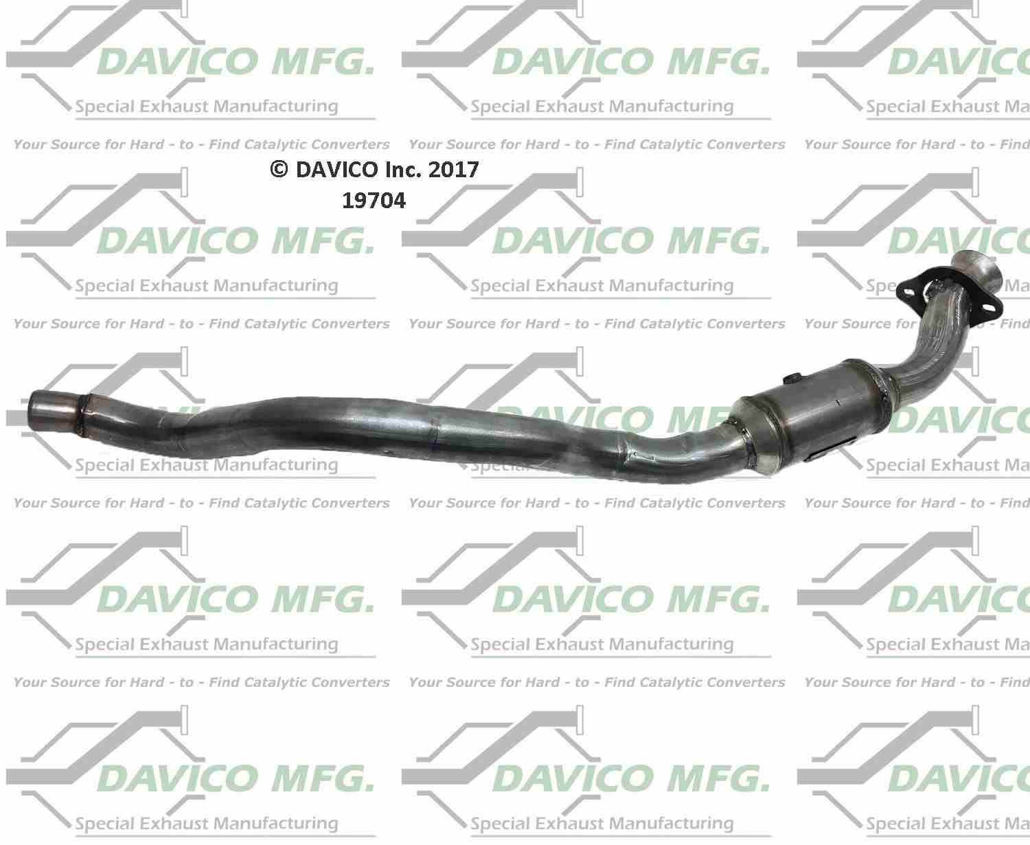 Davico Mfg Exact-Fit Catalytic Converter 19704