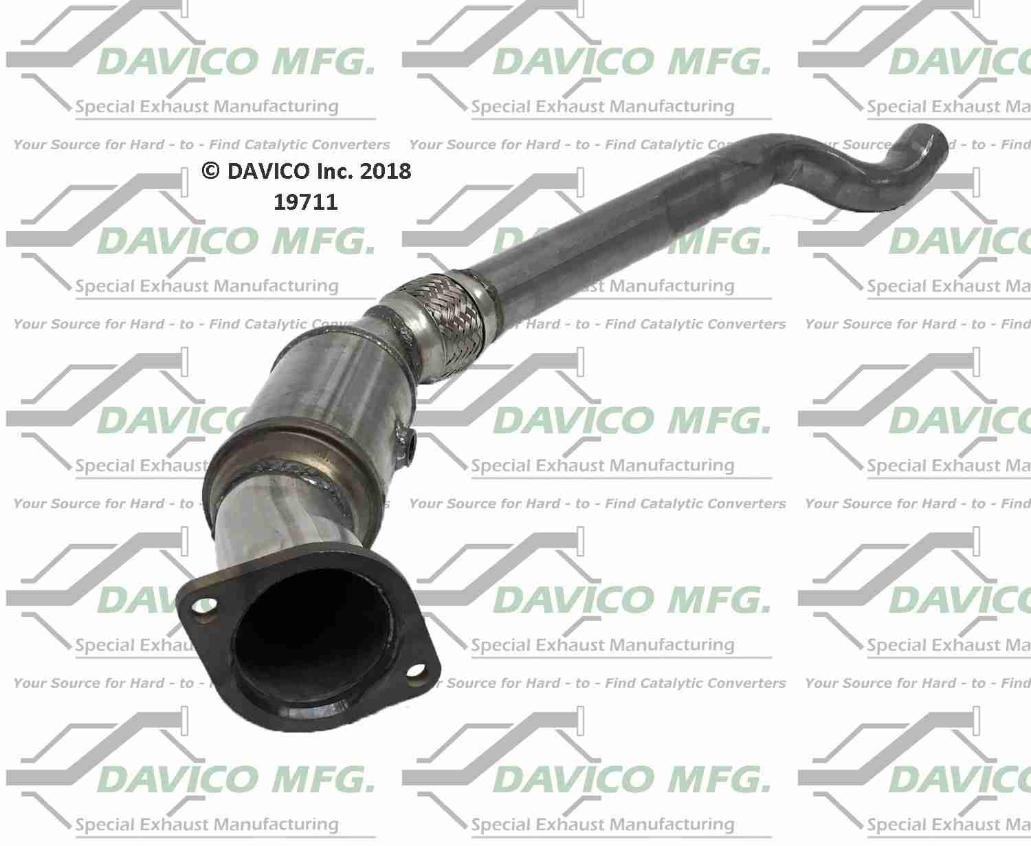 Davico Mfg Exact-Fit Catalytic Converter 19711