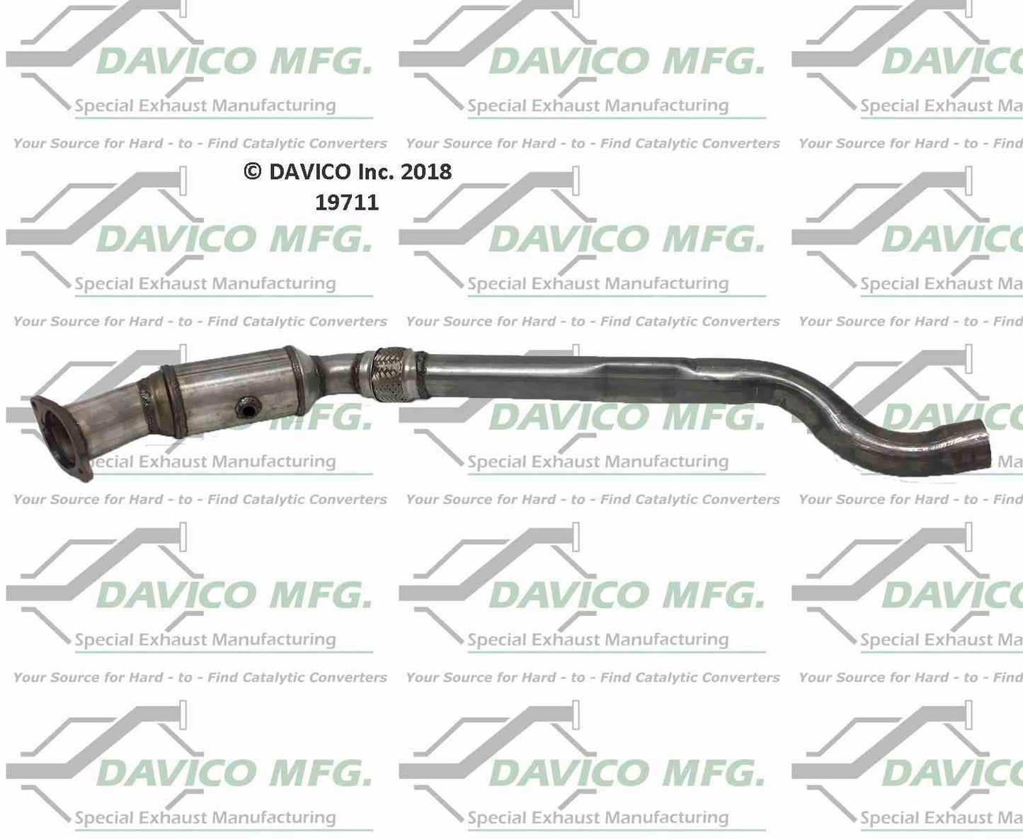 Davico Mfg Exact-Fit Catalytic Converter 19711