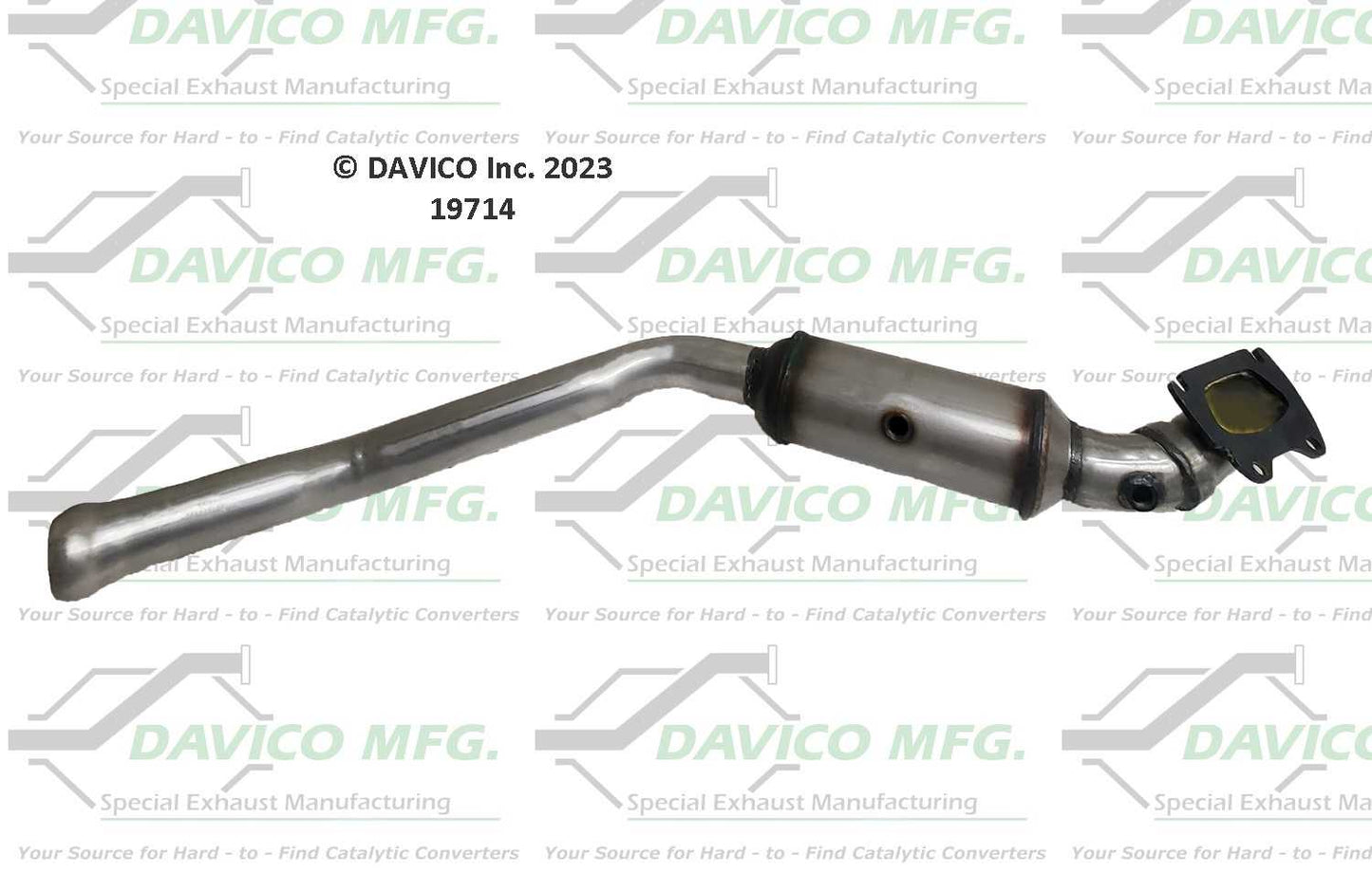 Davico Mfg Exact-Fit Catalytic Converter 19714