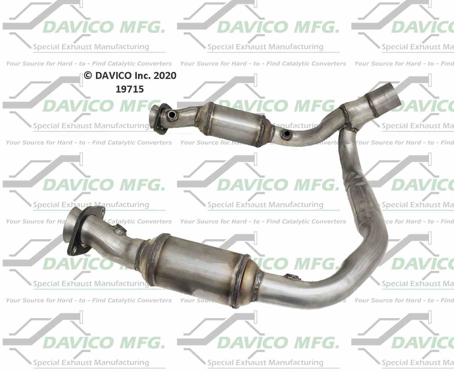 Davico Mfg Exact-Fit Catalytic Converter 19715