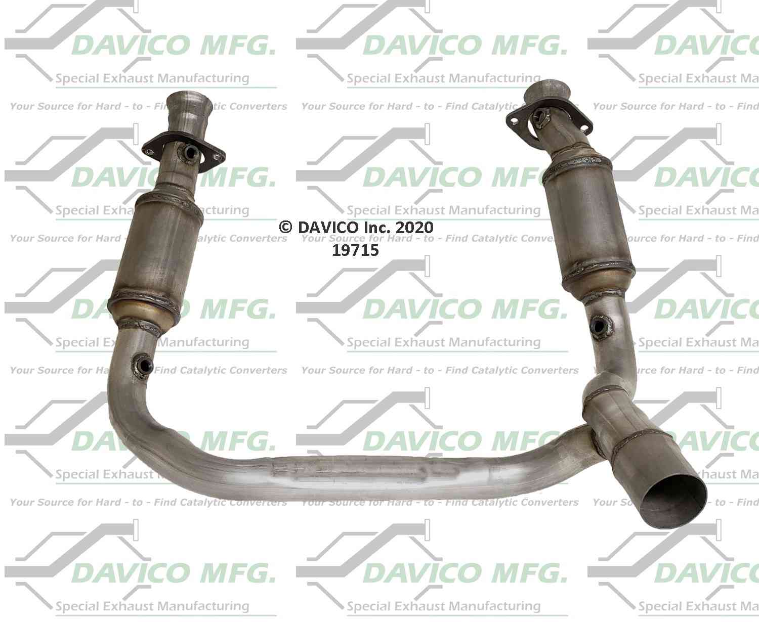 Davico Mfg Exact-Fit Catalytic Converter 19715