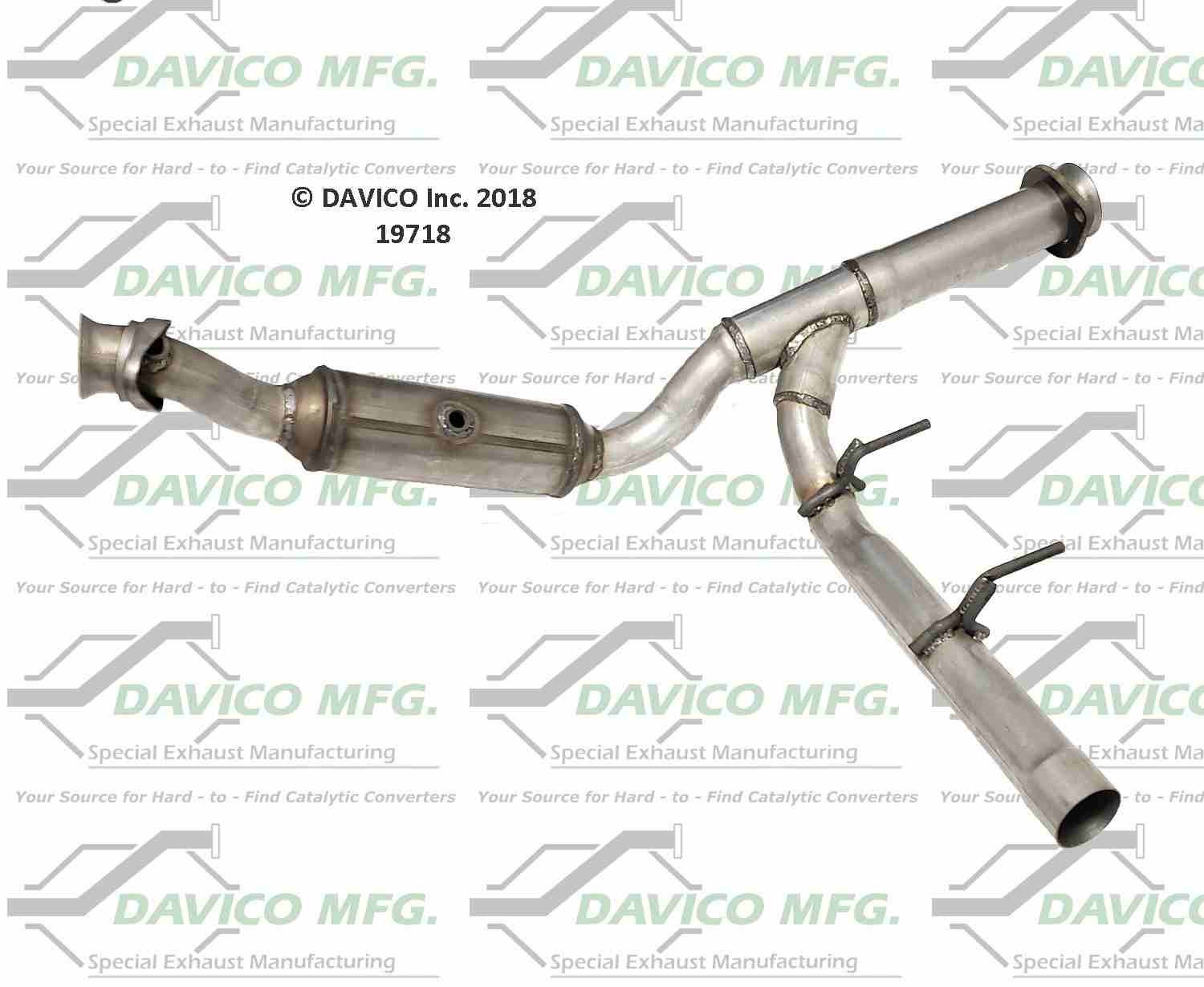 Davico Mfg Exact-Fit Catalytic Converter 19718