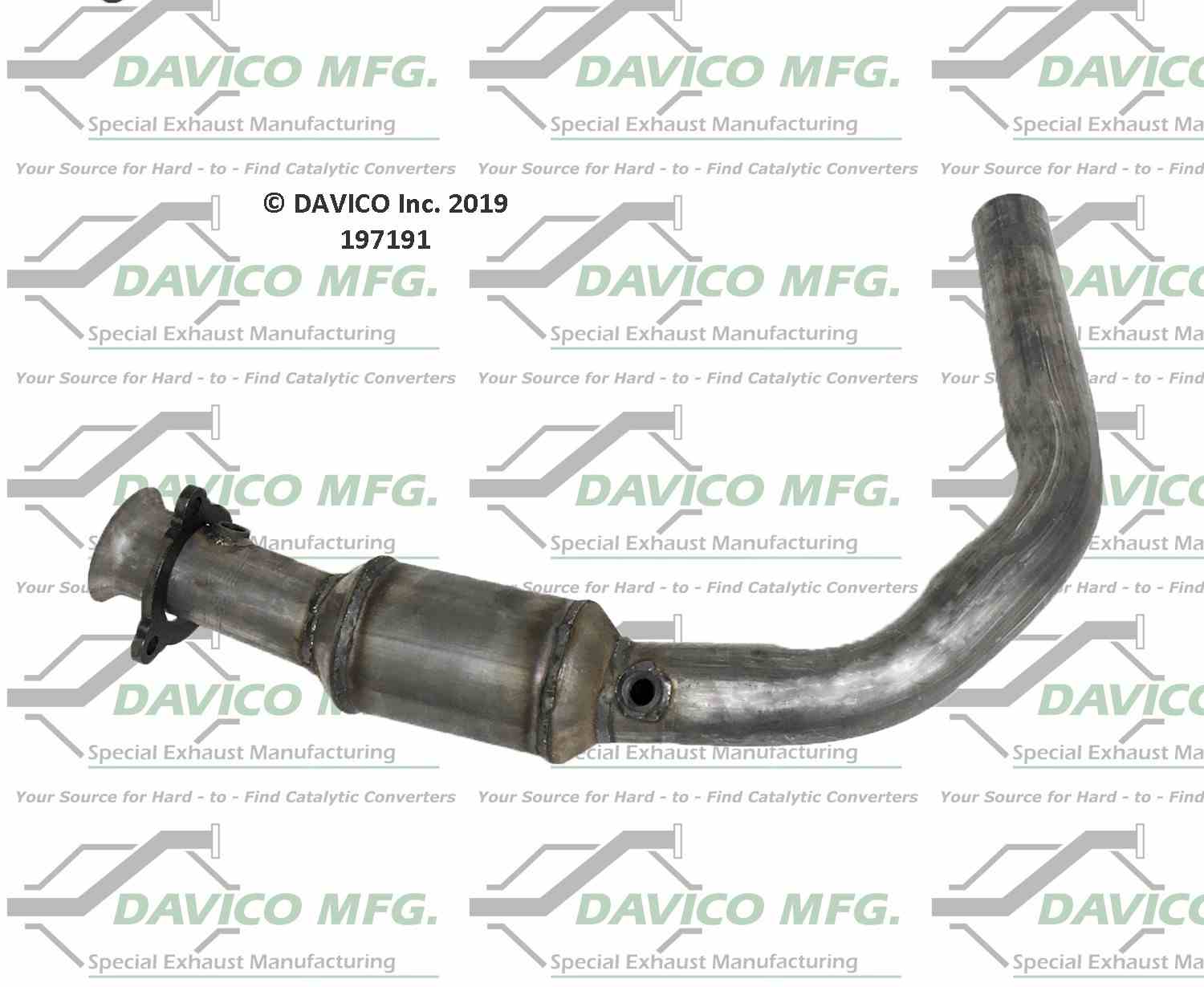 Davico Mfg Exact-Fit Catalytic Converter 197191