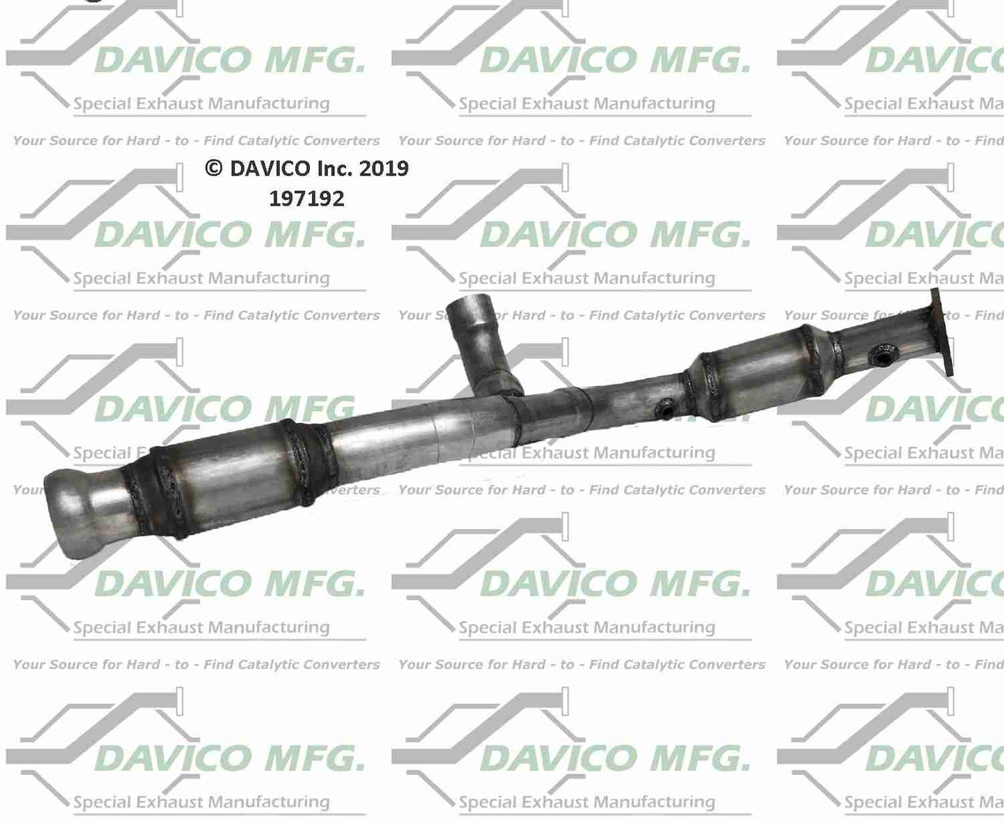 Davico Mfg Exact-Fit Catalytic Converter 197192