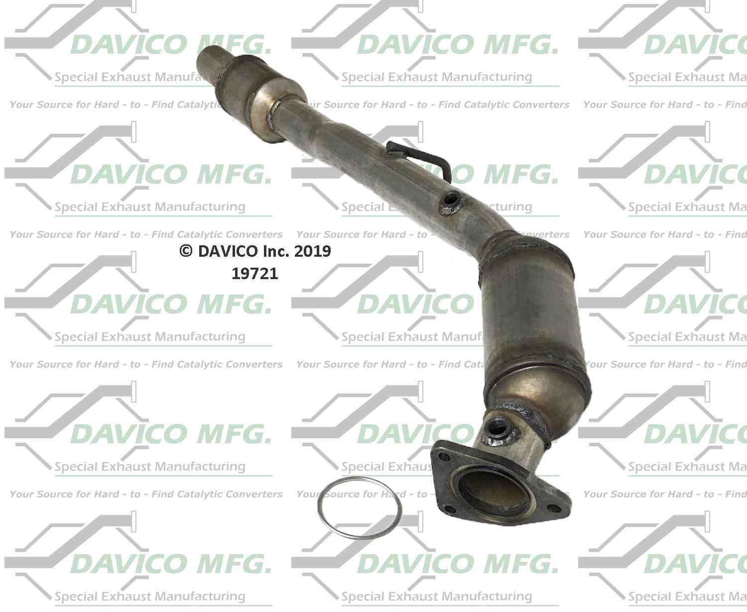 Davico Mfg Exact-Fit Catalytic Converter 19721