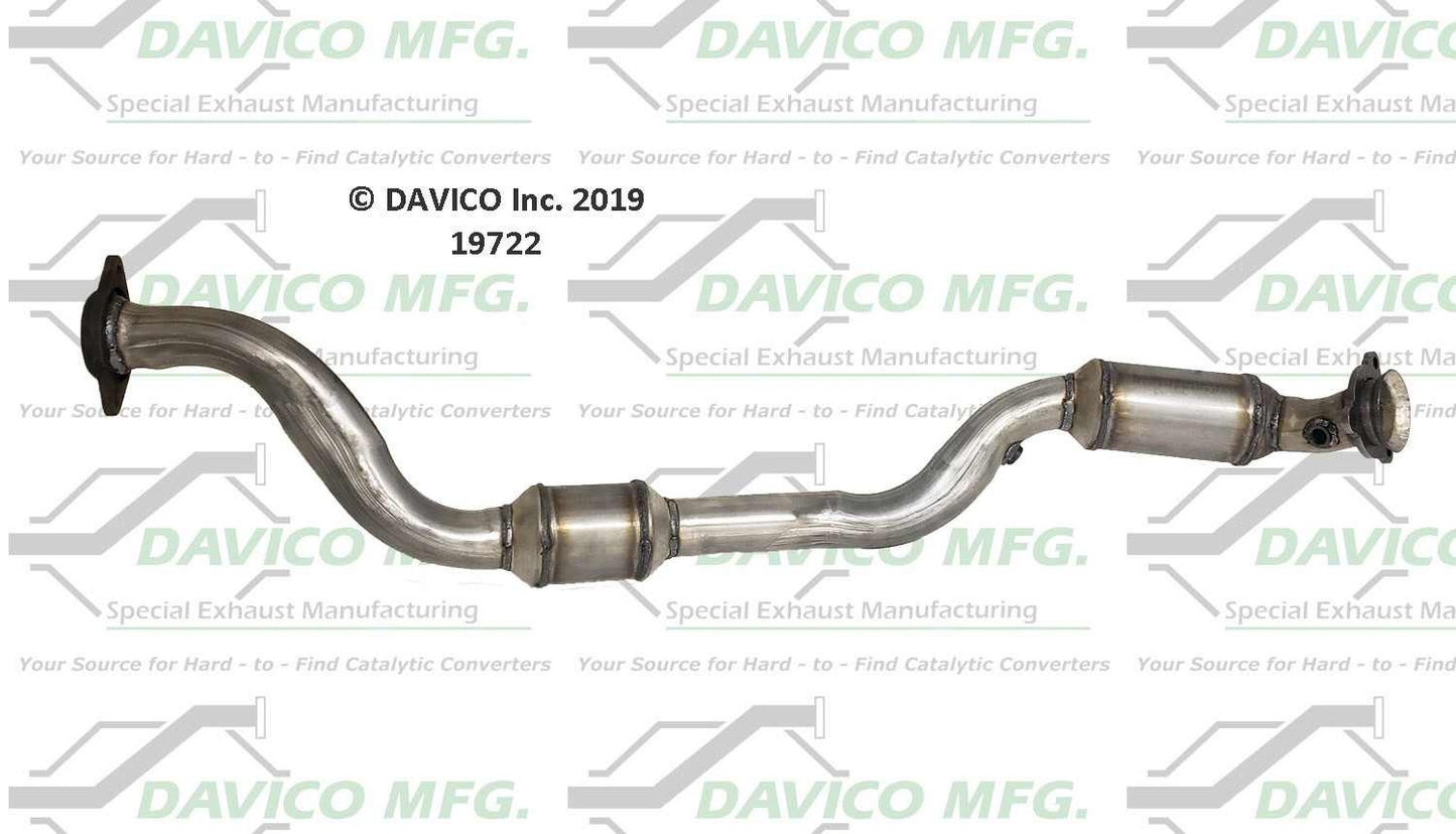 Davico Mfg Exact-Fit Catalytic Converter 19722